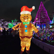 Cargar imagen en el visor de la galería, Adult inflatable Costumes Gingerbread Man Halloween Christmas SHINYOU
