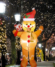 Cargar imagen en el visor de la galería, Adult inflatable Costumes Gingerbread Man Halloween Christmas SHINYOU
